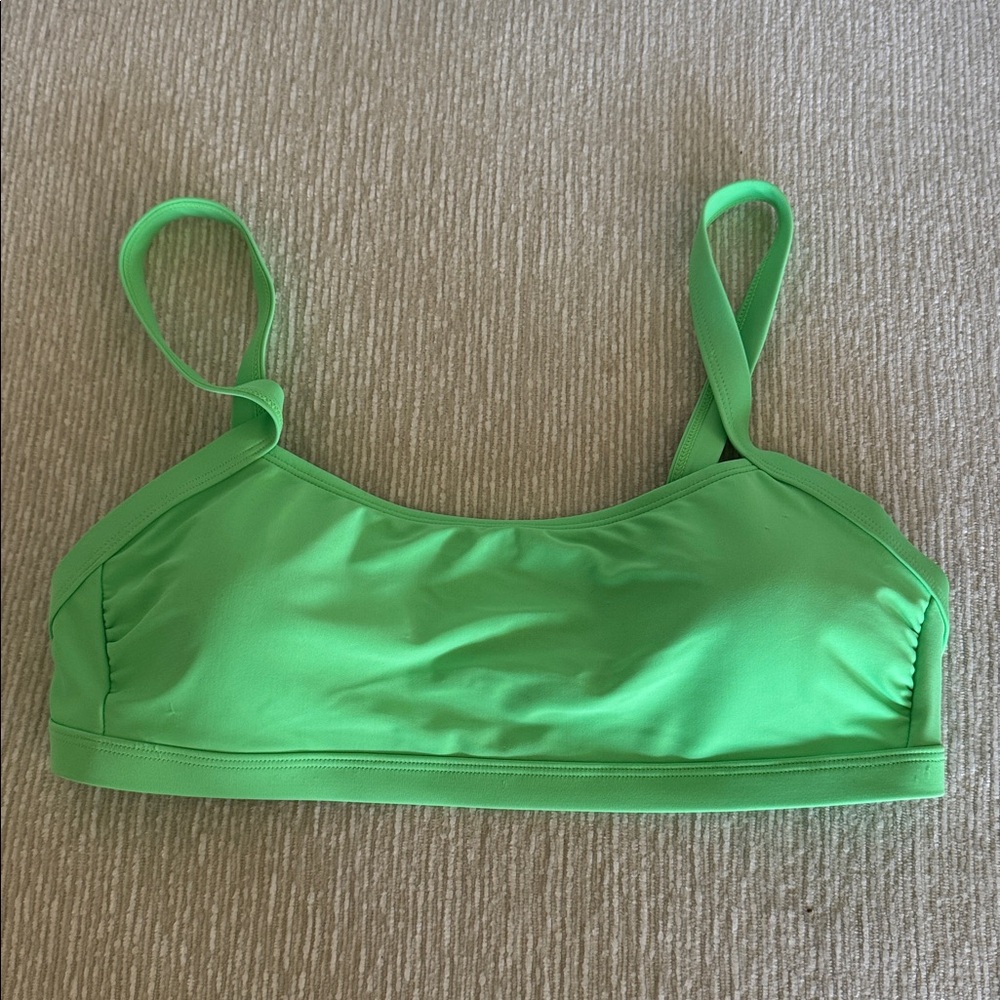 Xhilaration Green Bikini Top L